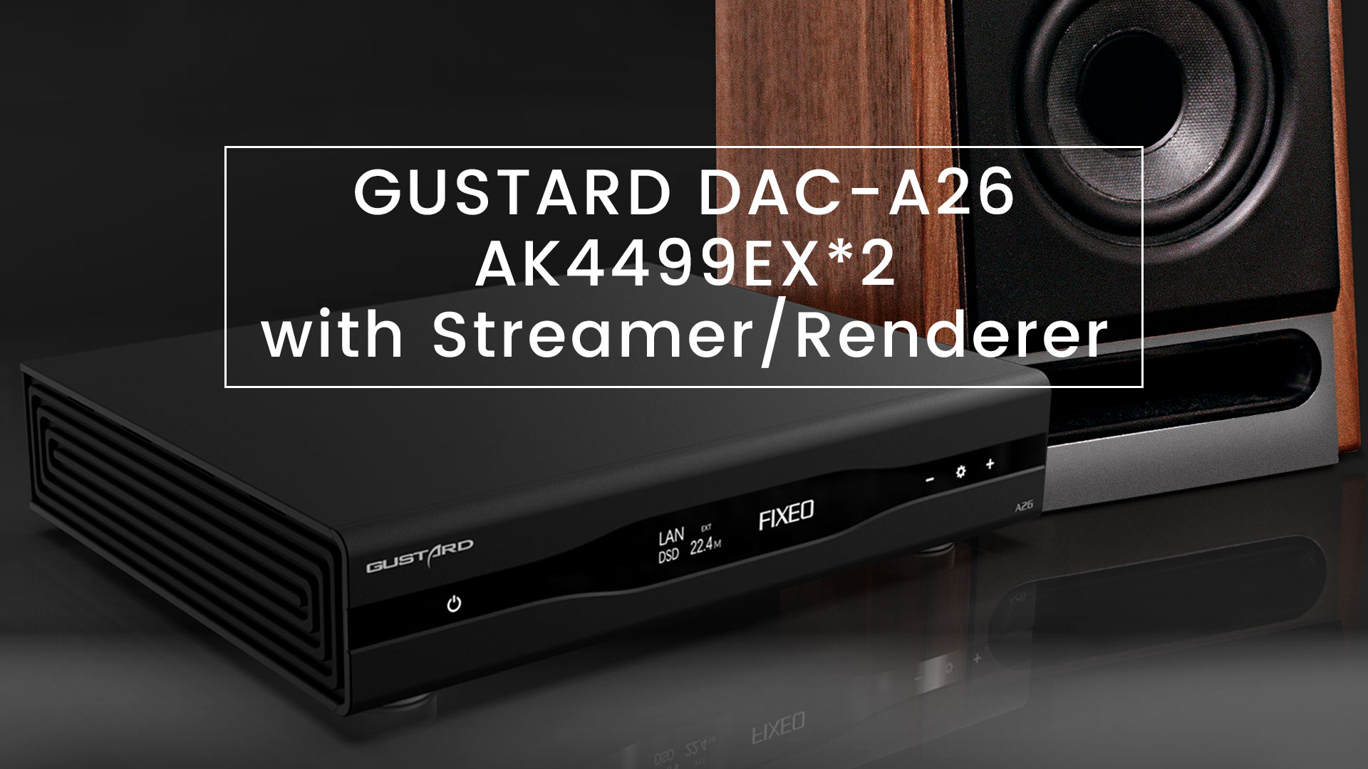 Amazon.com: Gustard A26 DAC MQA Dual AK4499EX AK4191 with Streamer